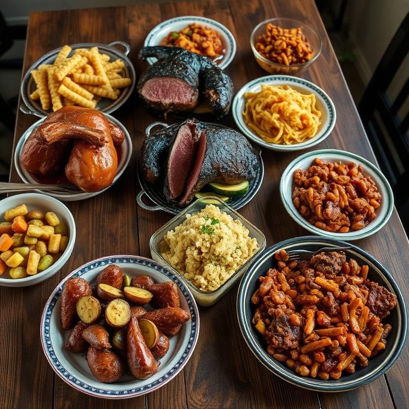 3 Meats + 4 Sides